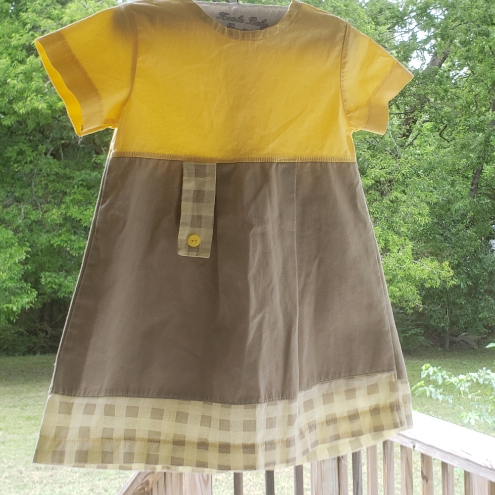 French Garden Frock -a Sweet Cotton Day Dress